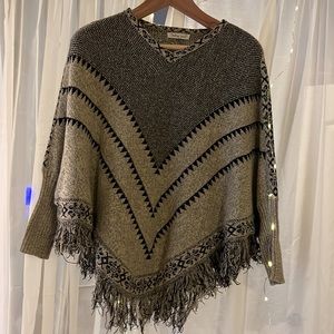 Poncho -Indigo Soul Medium